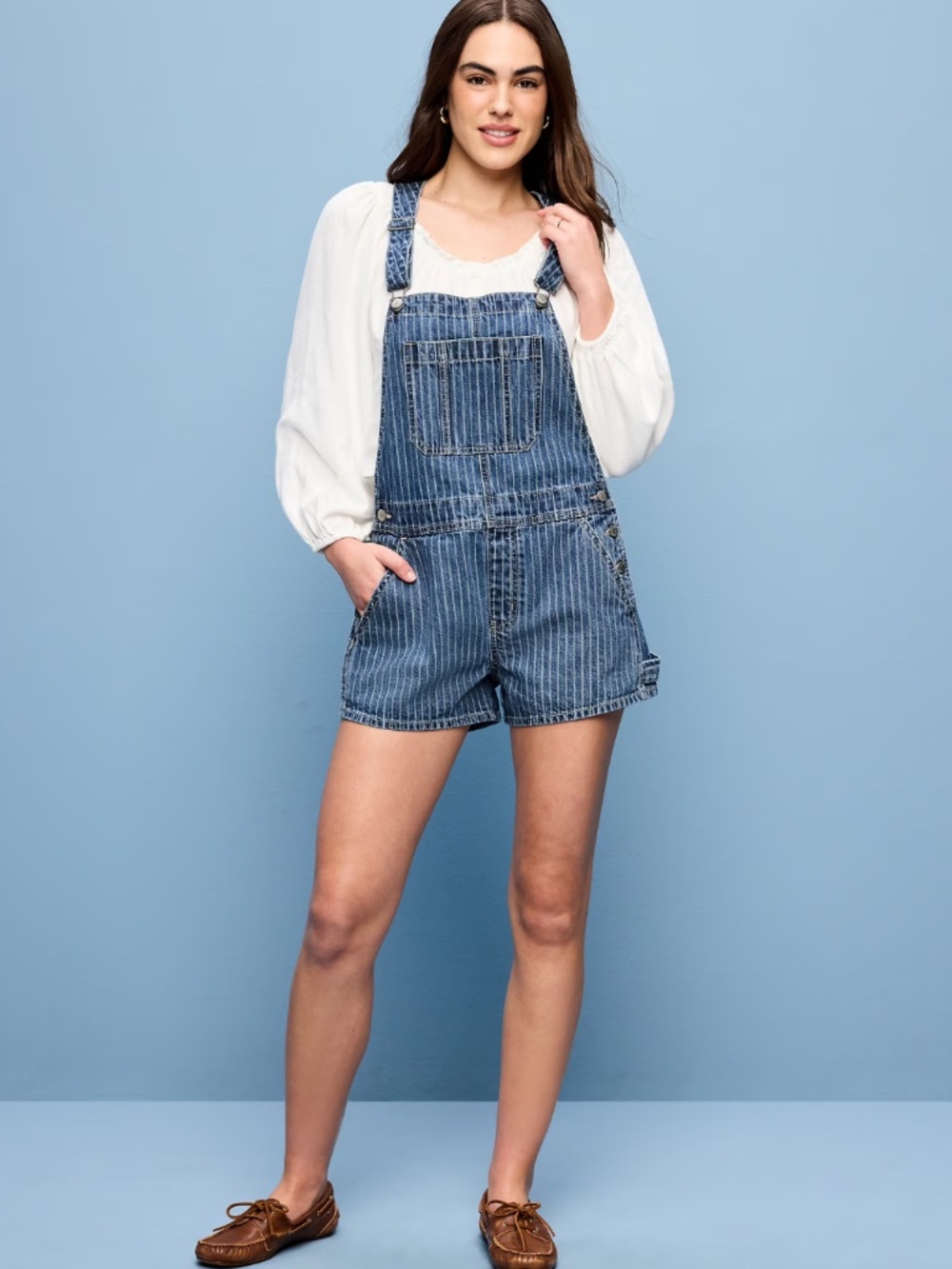 Wrangler Denim Pinstripe Overalls NWT